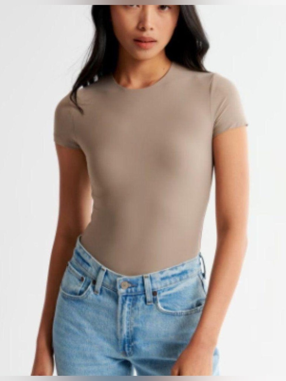 Abercrombie Seamless Short Sleeve Bodysuit